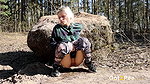 Hot Blonde Squats By A Road To Piss Outside Got2pee