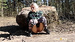 Hot Blonde Squats By A Road To Piss Outside Got2pee