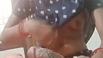 Showing boobs and giving blowjob to lover 4 clips