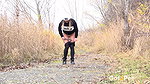 Naomi Benet Enjoys A Steamy Pee Outside Got2pee