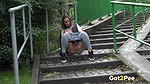 Naomi Benet Enjoys A Steamy Piss Outside Got2pee