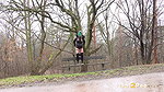 Naomi Benet Squats On A Bench To Piss Outside Got2pee