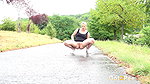 Nikki Dream Squats On A Public Path To Piss Got2pee