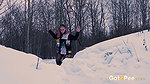 Punk Babe Pulls Down Her Pantyhose To Piss On Snow Got2pee