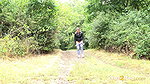 Raven Haired Ali B Squats And Relieves Herself Got2pee