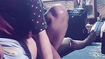 Stepsister alon in room