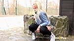 Tip Toed Blonde 1080p Got2Pee