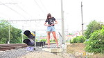 Train Goes By Got2Pee