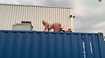 vil Sophie Ship Container Piss From Lofty Heights Just Let Everything Run
