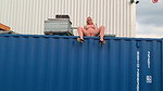 vil Sophie Ship Container Piss From Lofty Heights Just Let Everything Run