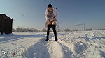 Wet Kelly Pee Despertion In The Snow