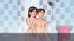 Busty milf jerks her stepson in the shower creampies sex