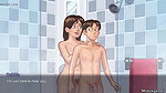Busty milf jerks her stepson in the shower creampies sex