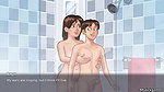 Busty milf jerks her stepson in the shower creampies sex