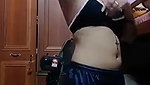 INDIAN BEAUTIFUL GIRL DRESSING SHOWING HER TO BOYFRIEND