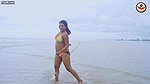 Jhilik Roy in Bikini on Mandarmani Beach