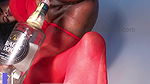 Sonia Doing Self with Win Bottle