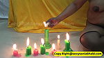 Sonia Self BDSM Sex with Candle and Rope Part 1