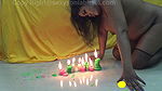 Sonia Self BDSM Sex with Candle and Rope Part 1