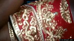 Desi Bhabi Changing Her Red Shari