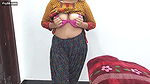 Sexy Strip Pakistani GF Teasing Her BF With Clear Dirty Hindi Audio