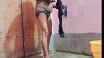Desi Indian bhabhi first cleaning after them fuck them house owner
