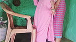Pink dres pinky Indian Village Desi Hot bhabhi fast time fucking