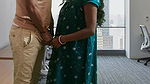 Indian maid on office