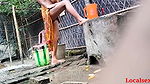 Desi village view nude bath