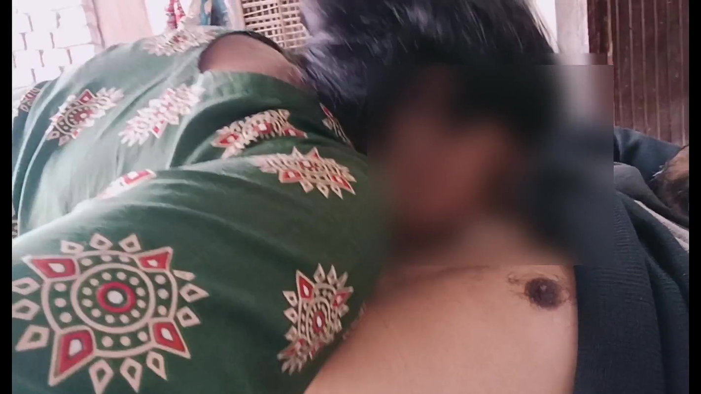 Desi Indian Marathi Pooja feeds her student with her big tits