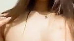 Beautiful girl showing