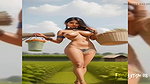Indian village sexy girl’s Ai stable transformation