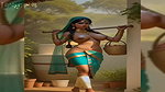 Indian village sexy girl’s Ai stable transformation