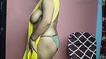Indian Aunt Is Enjoying Fingering Herself with a big butt in panties masturbates