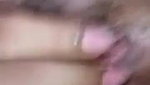 Desi girl showing het milky boobs and hairy pussy