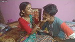 South Indian girl friend in Saree having fun with boyfriend