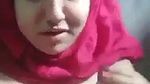Beautiful Sexy Horny Hijabi Gf Pressing Boobs