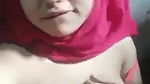 Beautiful Sexy Horny Hijabi Gf Pressing Boobs