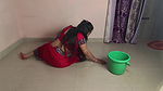 Beautiful Bengali village aunty fucked hard when fall down wheel working in house