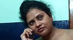 Cheater bhabhi giving handjob to lover while talking on phone clear audio