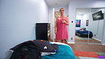 brattymilf jerking off using stepmoms shampoo long