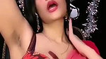 Nishala Nishanka Teasing Viewers by Showing Hairy Armpits on Premium Live