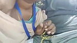 Giving outdoor blowjob to colleague