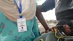 Giving outdoor blowjob to colleague