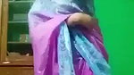 Beautiful Girl Removed Saree And Showing