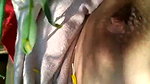 Shaved pink pussy in jungle