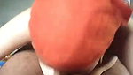 Famous girl giving blowjob