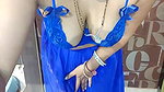 Young desi Bhabhi in saree fingering her pussy