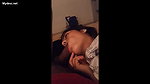 housewife sucking her husband cock late night sex