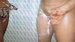 hard fucking anal doggy style my boyfriend in bathroHardom showering time Desi hot
